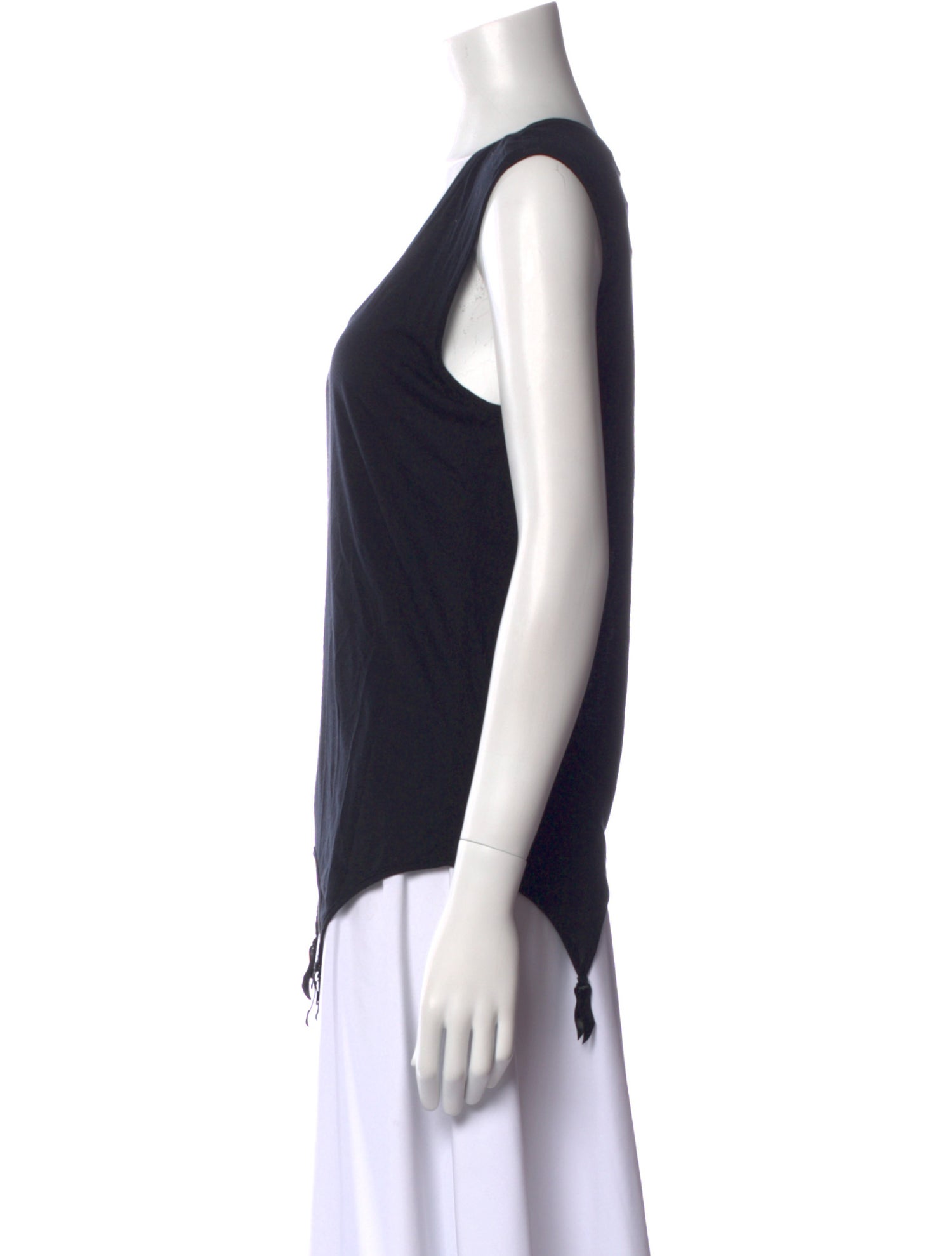Kiki De Montparnasse Scoop Neck Sleeveless Top