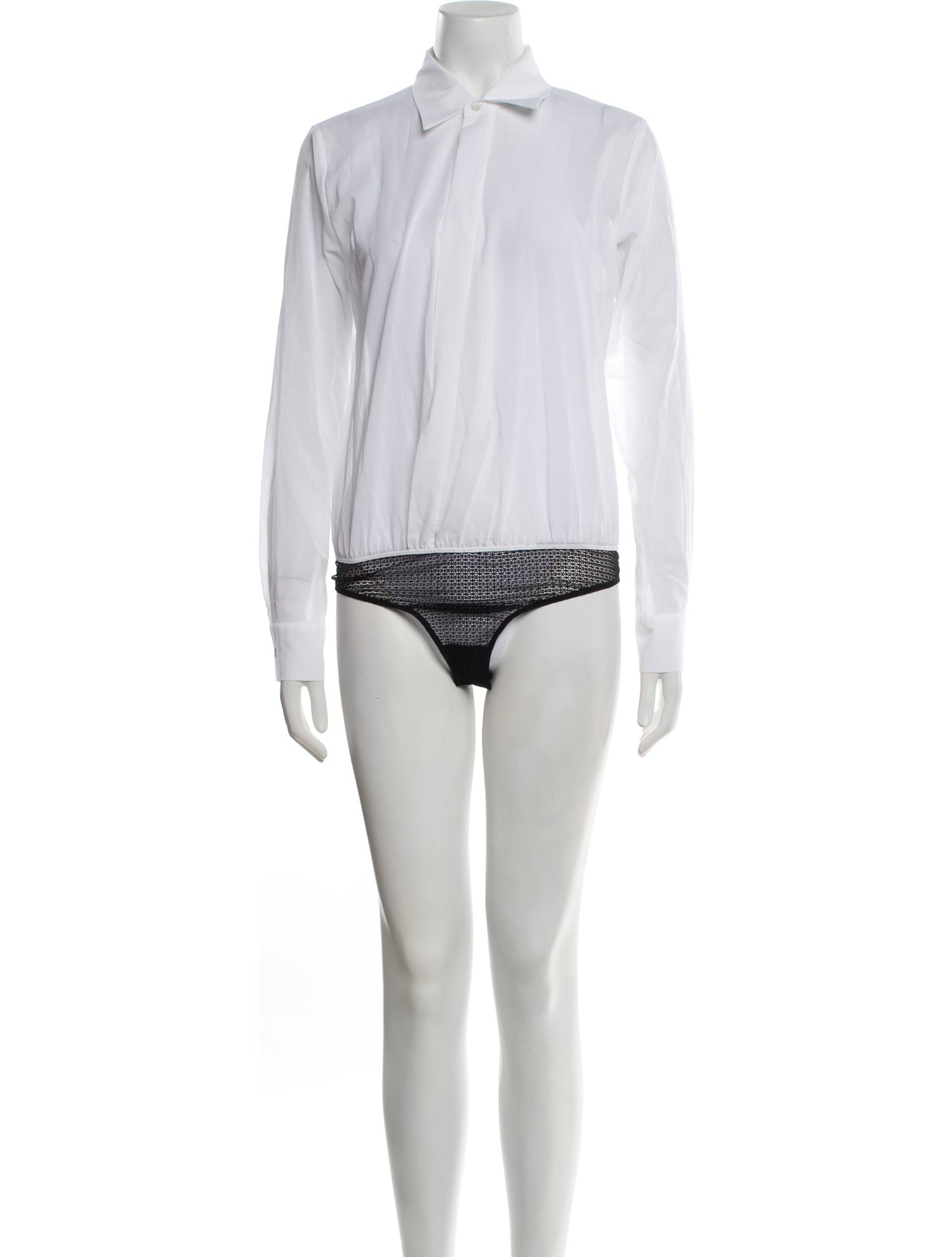 Kiki De Montparnasse Mock Neck Long Sleeve Bodysuit w/ Tags