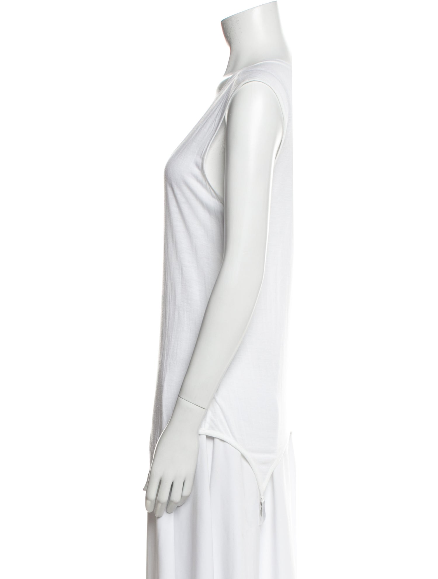 Kiki De Montparnasse Scoop Neck Sleeveless Top