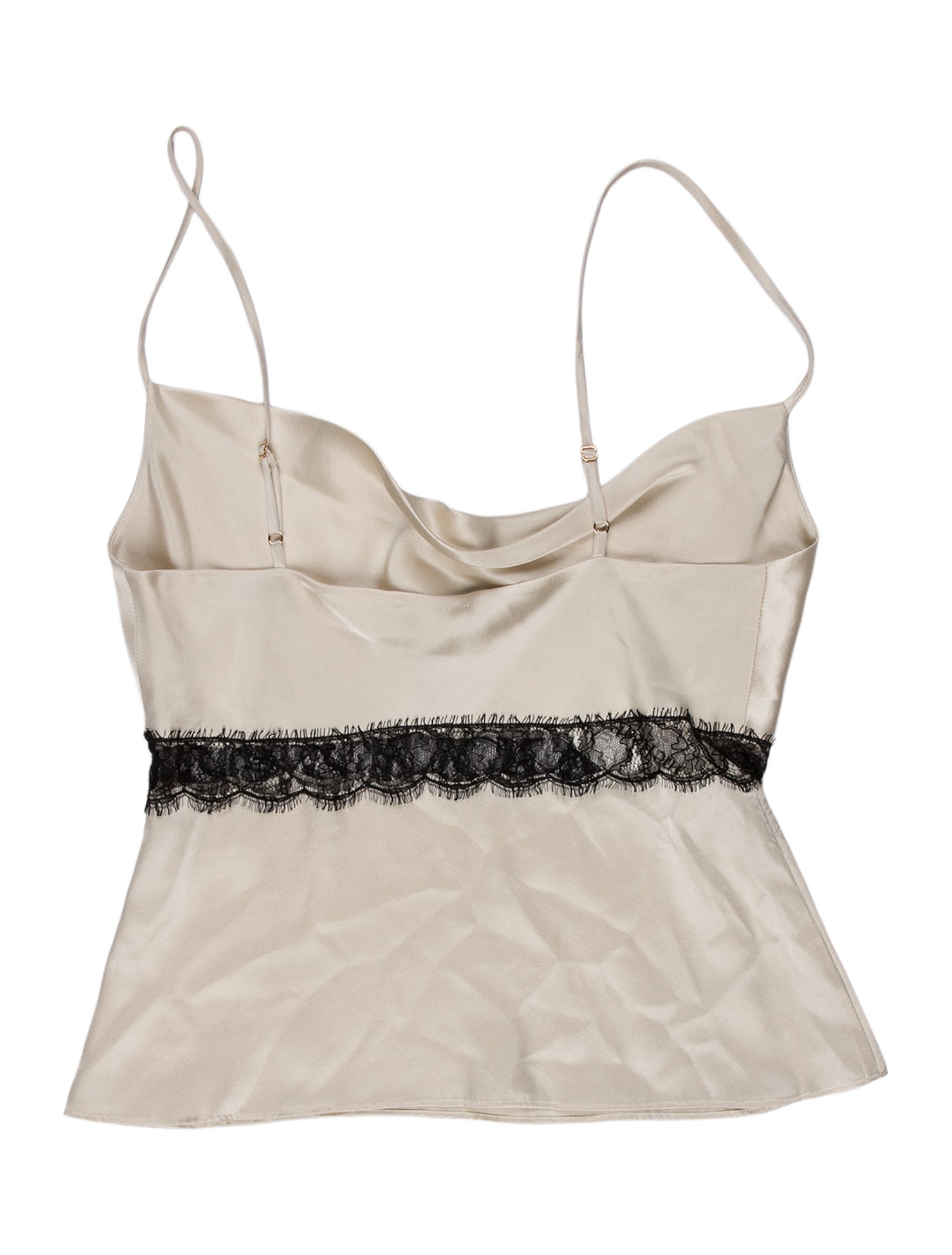 Kiki De Montparnasse Silk Scoop Neck Crop Top