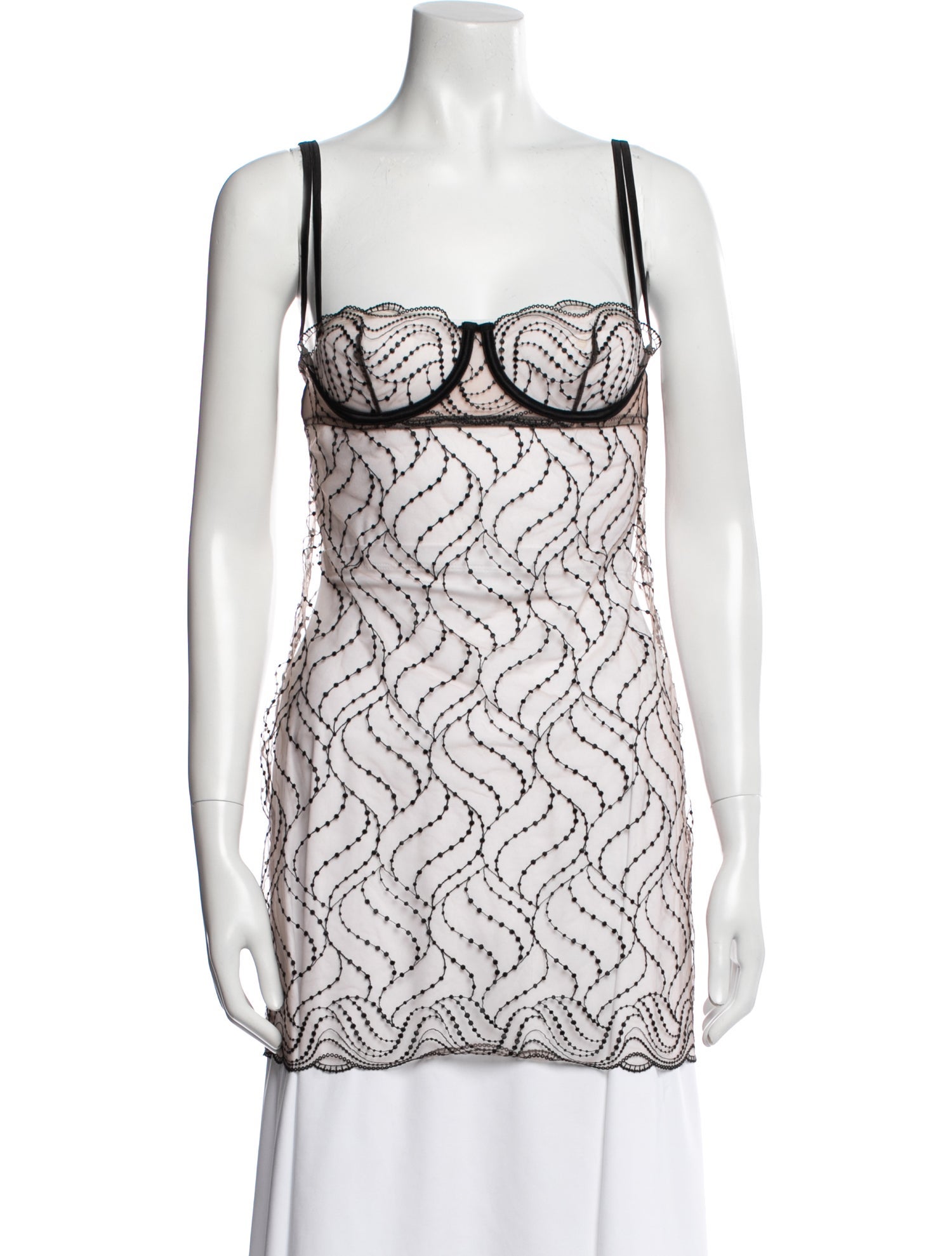 Kiki De Montparnasse Printed Square Neckline Tunic