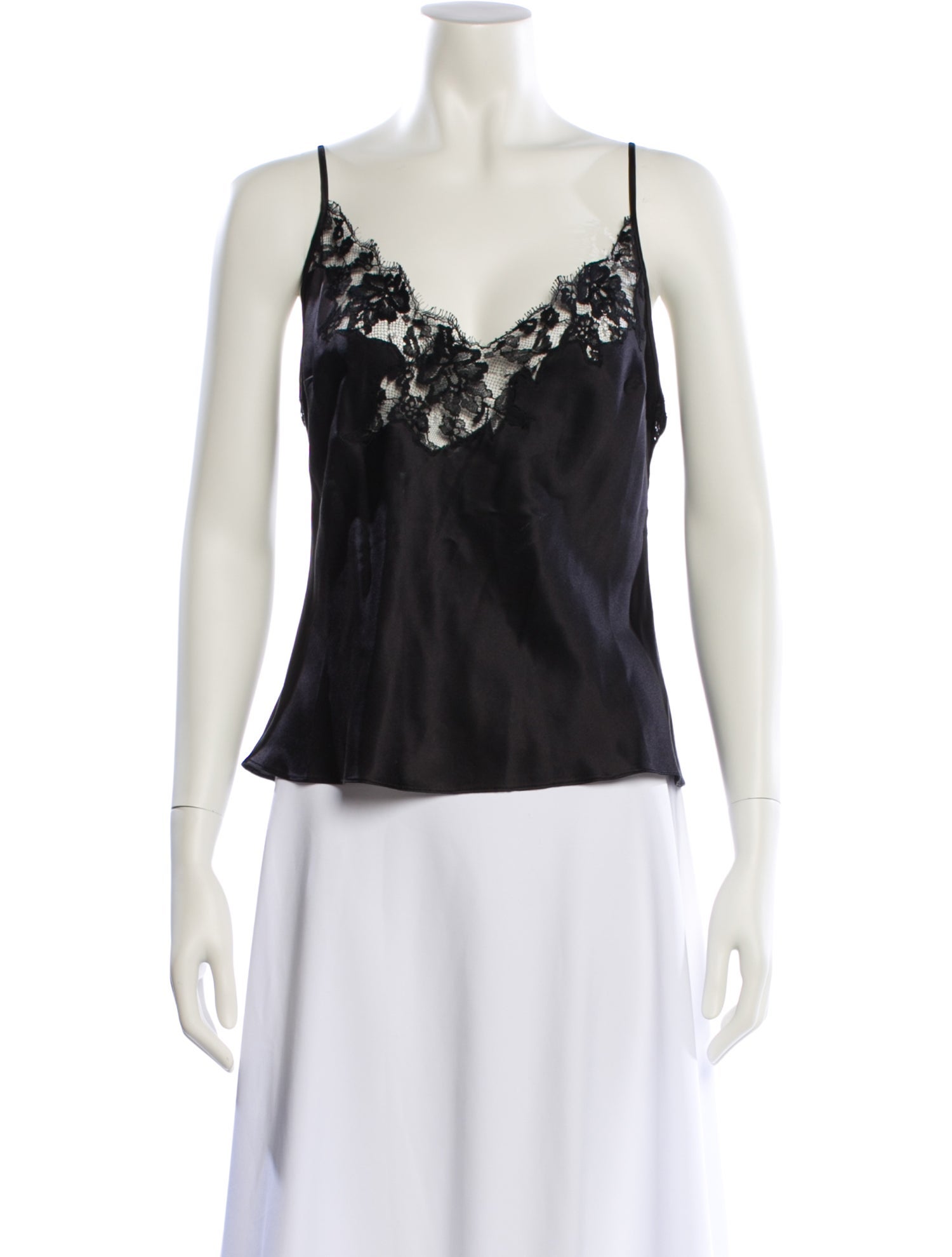 Kiki De Montparnasse Silk V-Neck Top