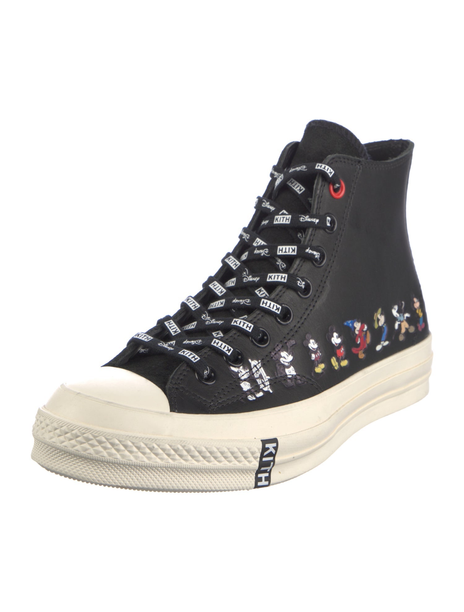 Kith x Disney x Converse Leather Printed Sneakers