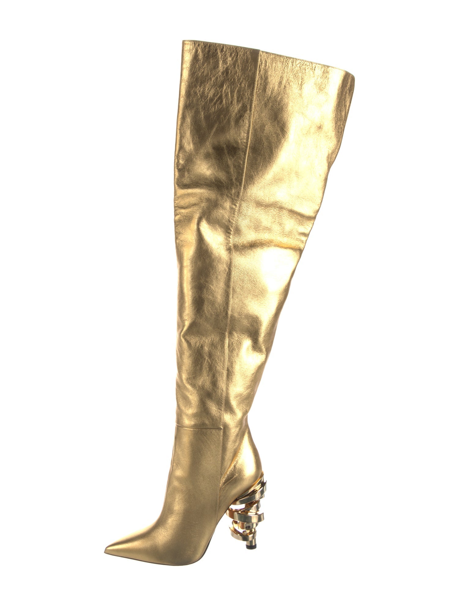 KEEYAHRI x Zerina Akers Patent Leather Boots