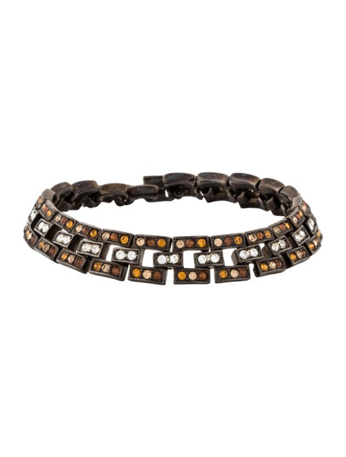 Kenneth Jay Lane Crystal Link Bracelet