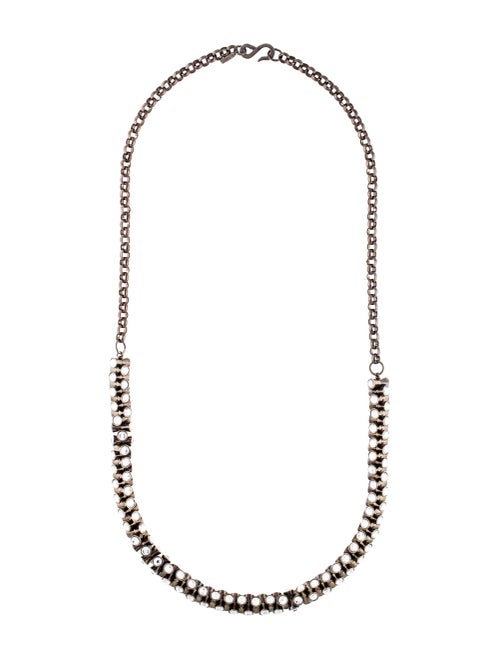 Kenneth Jay Lane Crystal Chain Necklace