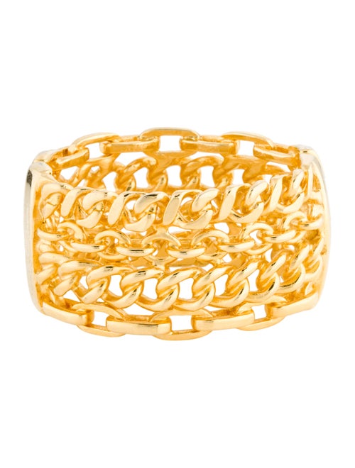 Kenneth Jay Lane Chains Bangle Gold