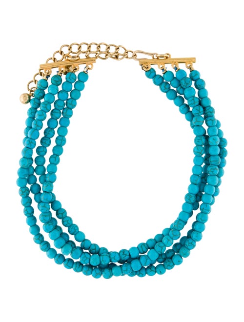 Kenneth Jay Lane Resin Beaded Multistrand Necklace