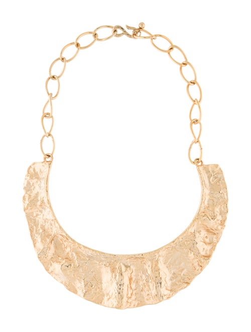 Kenneth Jay Lane Scalloped Necklace Gold