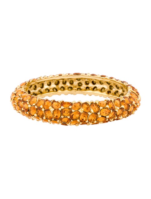 Kenneth Jay Lane Crystal Pavé Oval Hinge Bangle Go