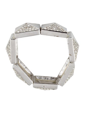 Kenneth Jay Lane Crystal Stretch Bracelet