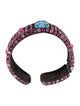 Kenneth Jay Lane Crystal Hinged Cuff