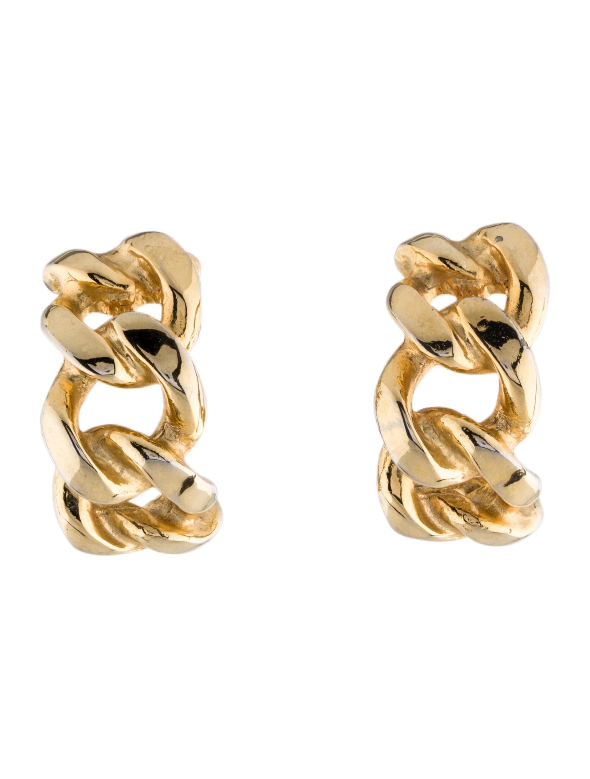 Chanel Vintage Faux Pearl ClipOn Earrings Gold, GoldTone Metal Clip