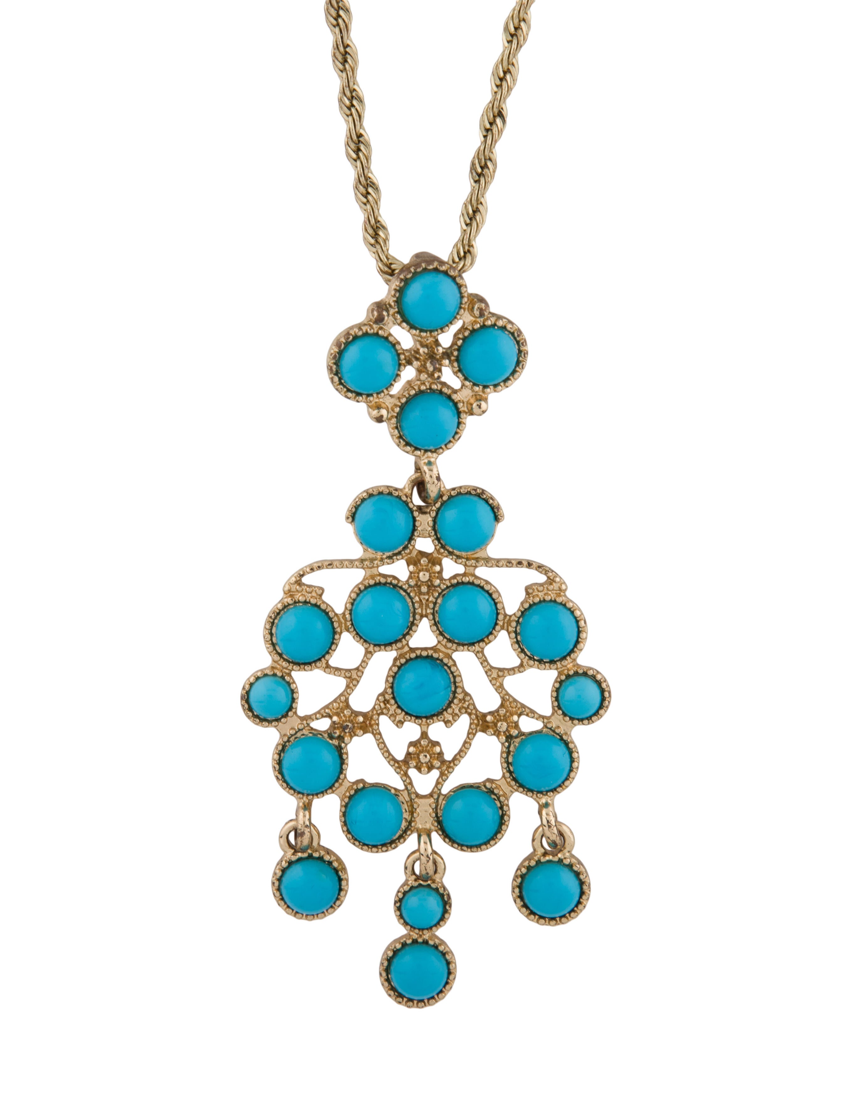 Jay Lane Acorn Pendant Necklace GoldTone Metal Pendant