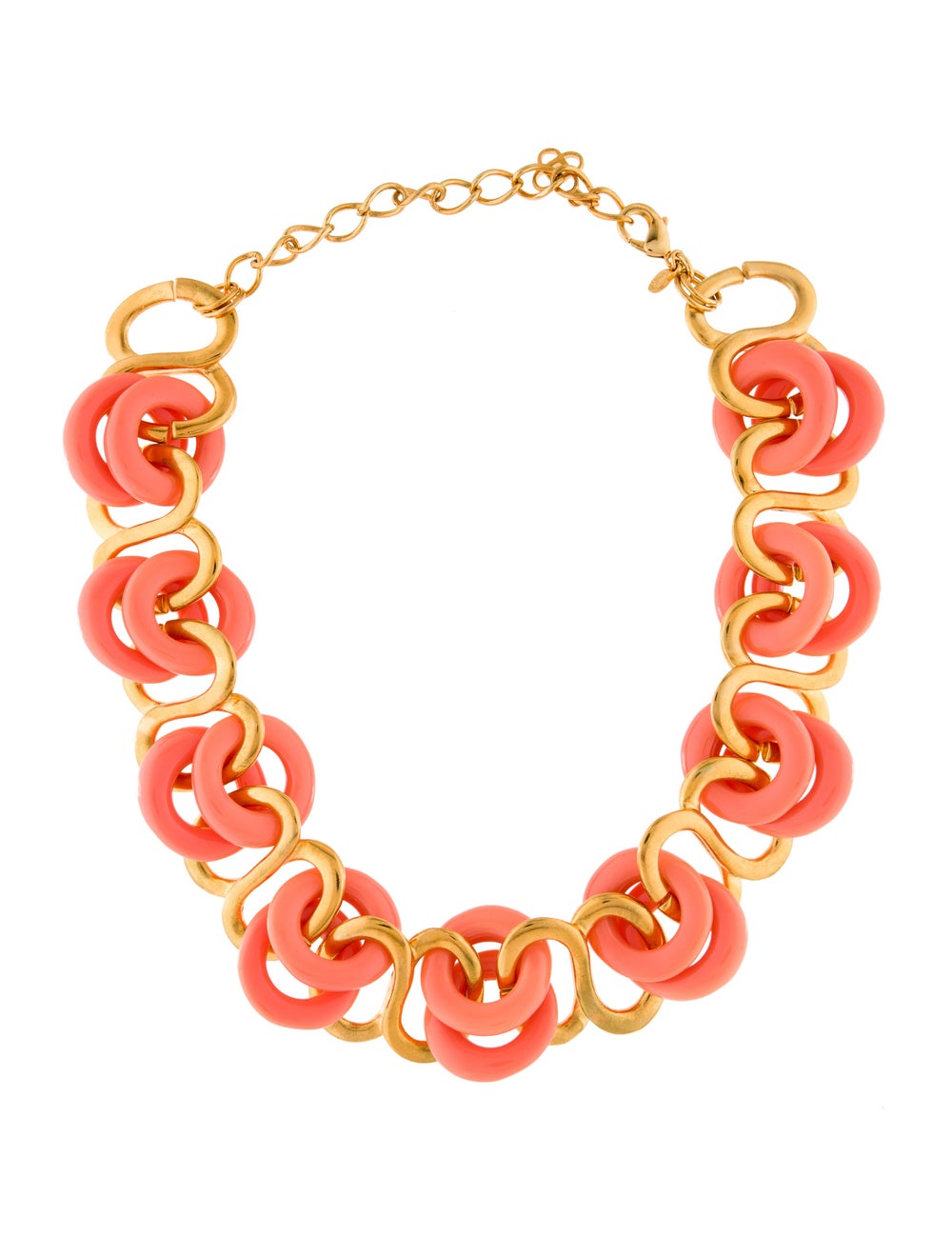 Kenneth Jay Lane Gold-Tone Metal & Resin - image 1