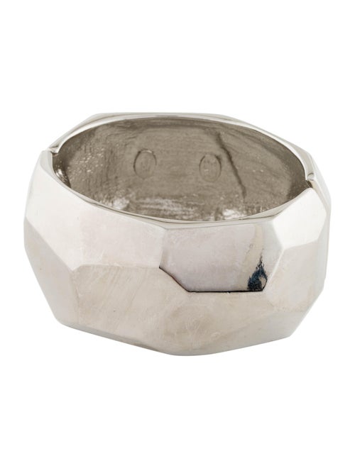 Kenneth Jay Lane Geometric Hinged Cuff