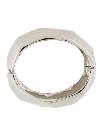 Kenneth Jay Lane Geometric Hinged Cuff