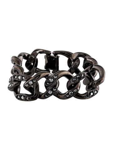 Kenneth Jay Lane Link Crystal Bracelet