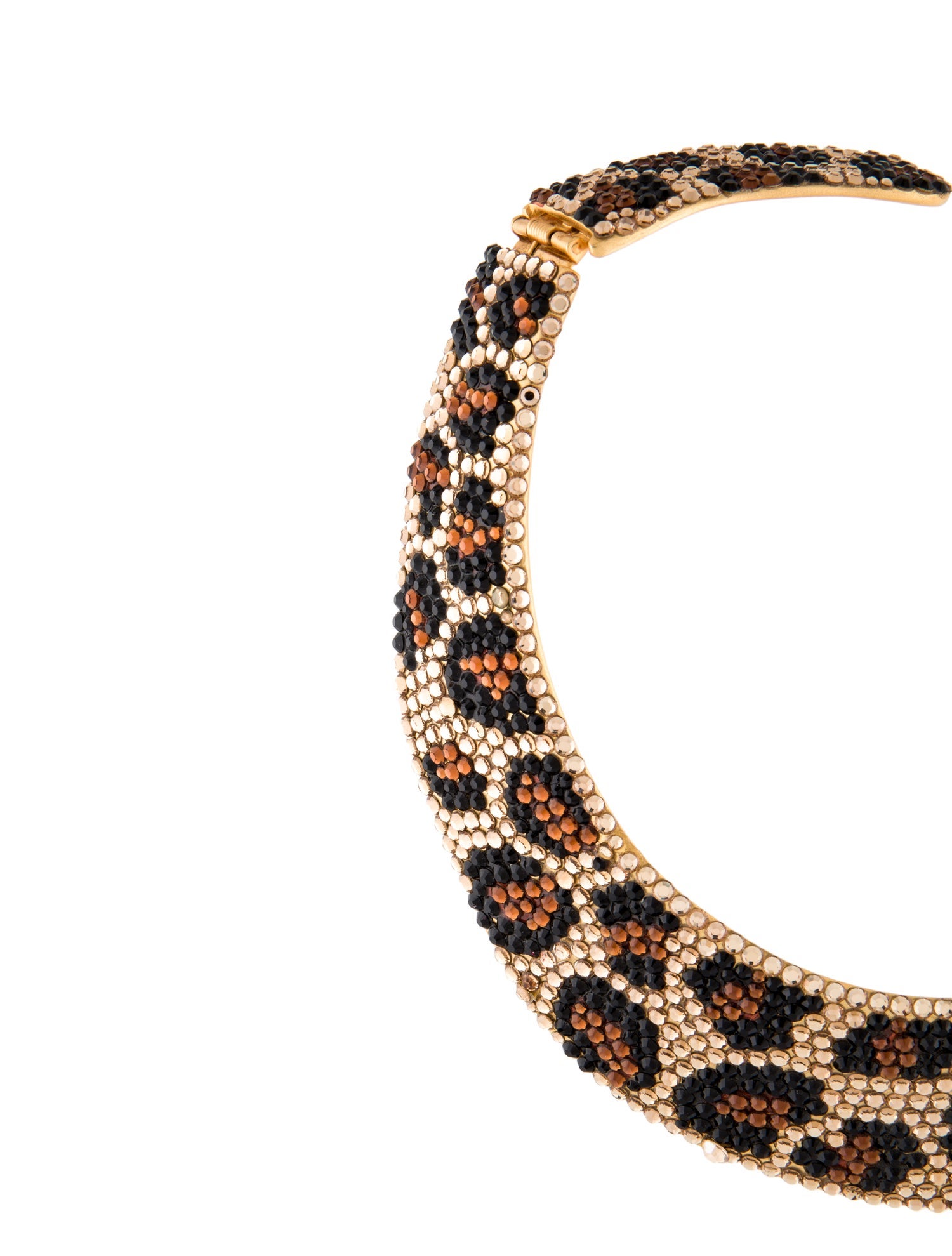 Kenneth Jay Lane Crystal Pave Collar Necklace