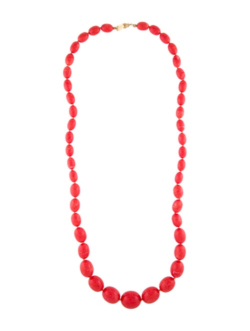 Kenneth Jay Lane Resin Bead Strand Necklace