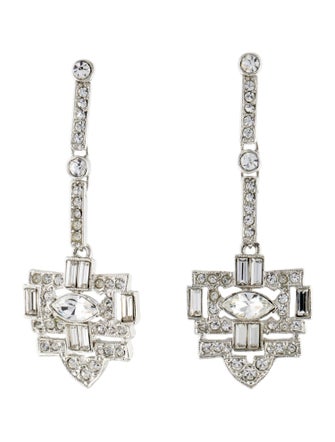 Kenneth Jay Lane Crystal Drop Earrings