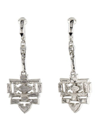 Kenneth Jay Lane Crystal Drop Earrings