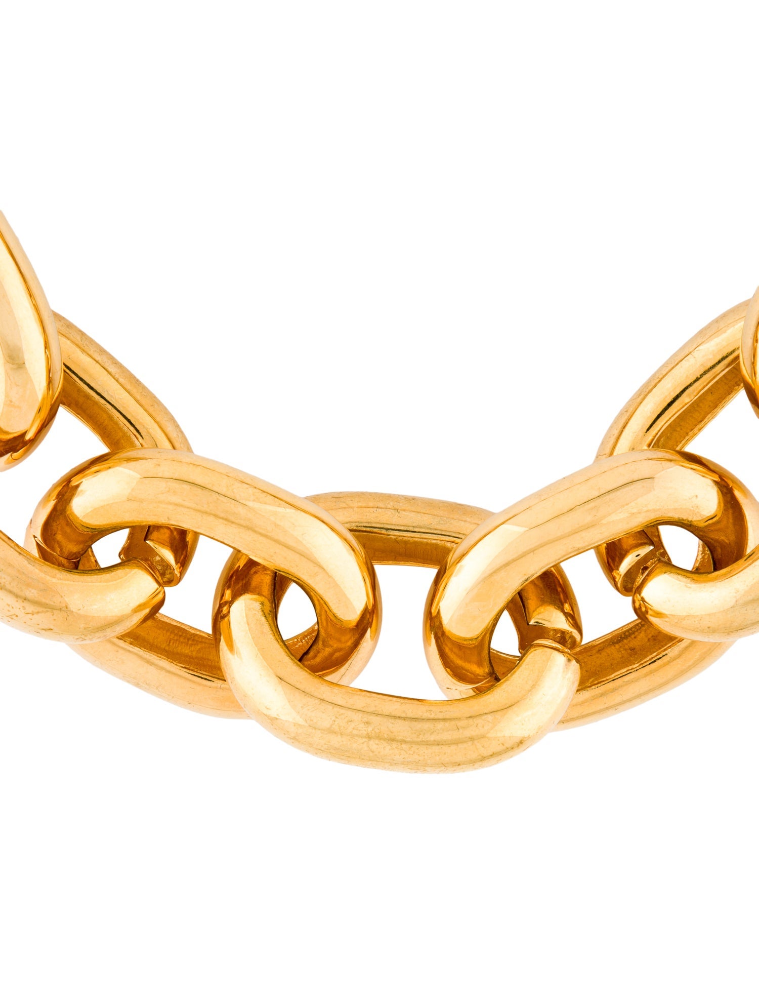 Kenneth Jay Lane Link Chain Collar Necklace