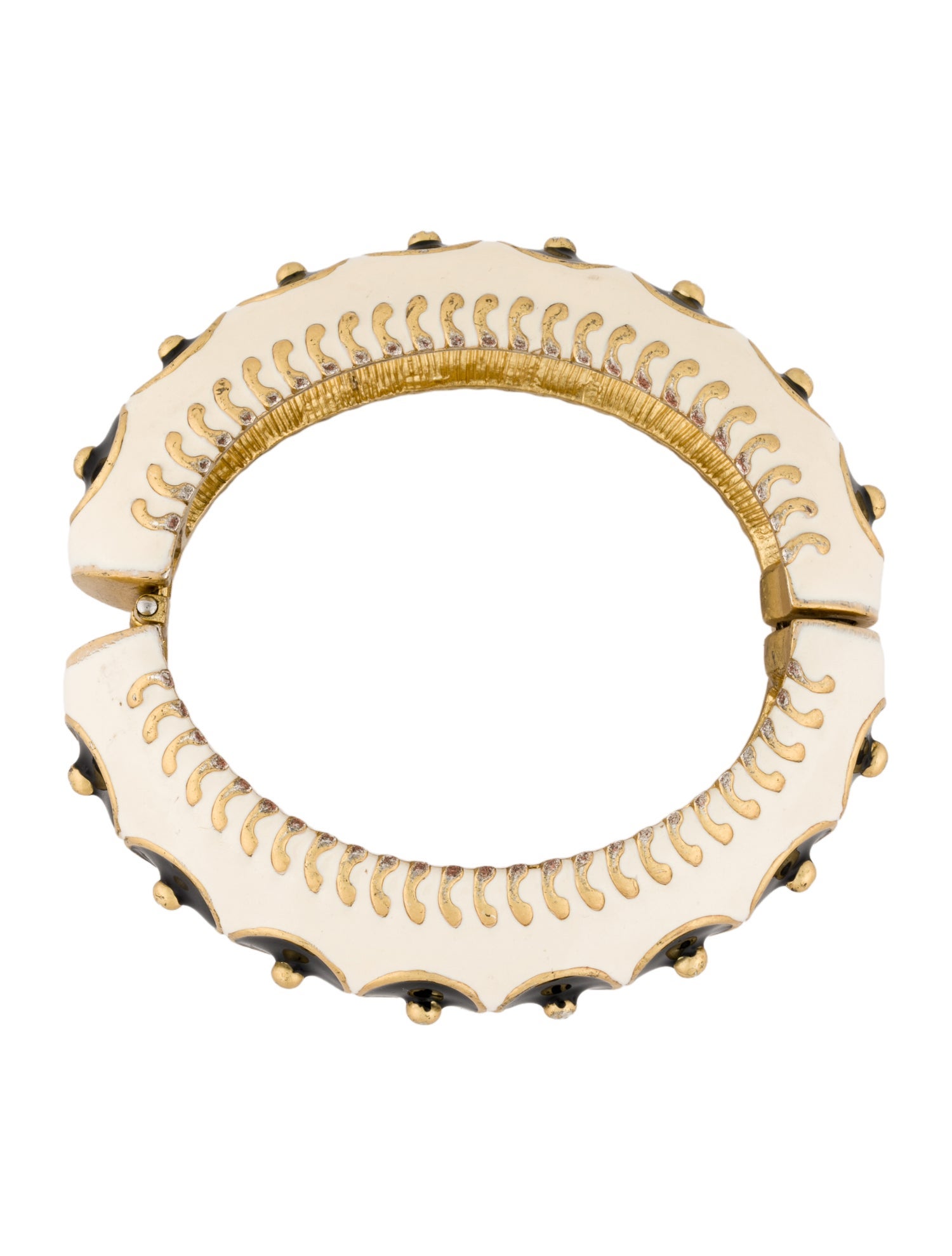 Kenneth Jay Lane Enamel Bangle Bracelet