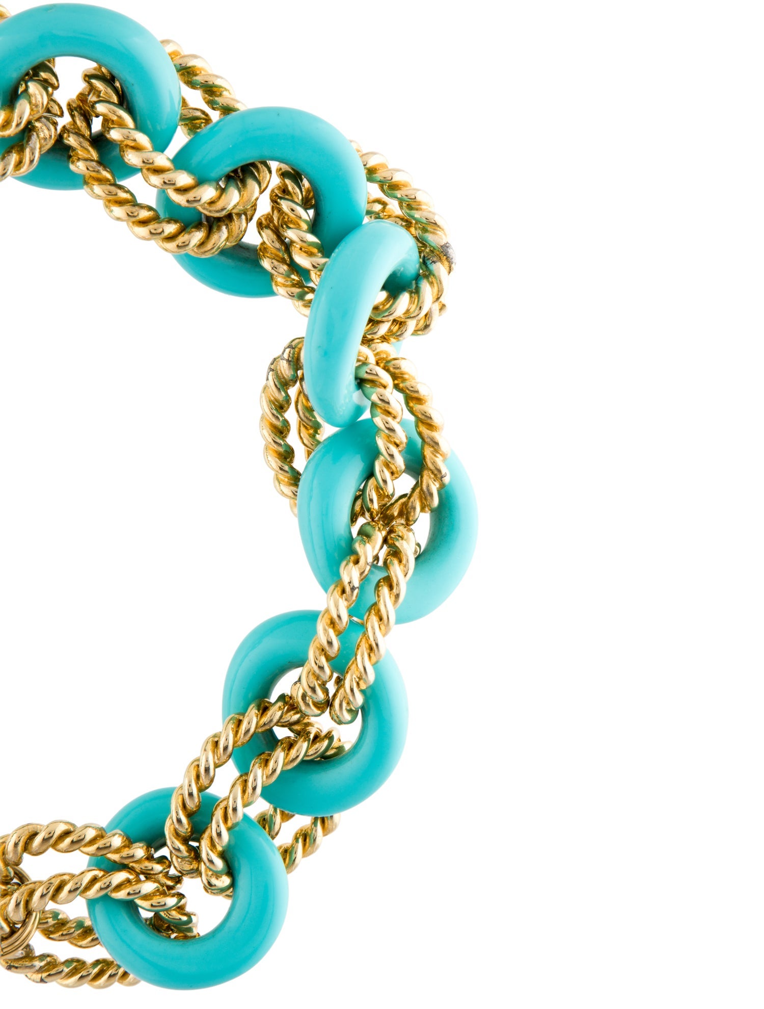 Kenneth Jay Lane Twist Link Necklace