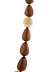 Kenneth Jay Lane Wood & Raffia Bead Strand Necklace