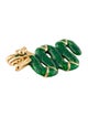Kenneth Jay Lane Enamel Coiled Dragon Brooch Pin