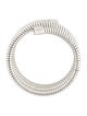 Kenneth Jay Lane Ribbed Coil Bangle Bracelet