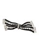 Kenneth Jay Lane Crystal & Enamel Bow Brooch