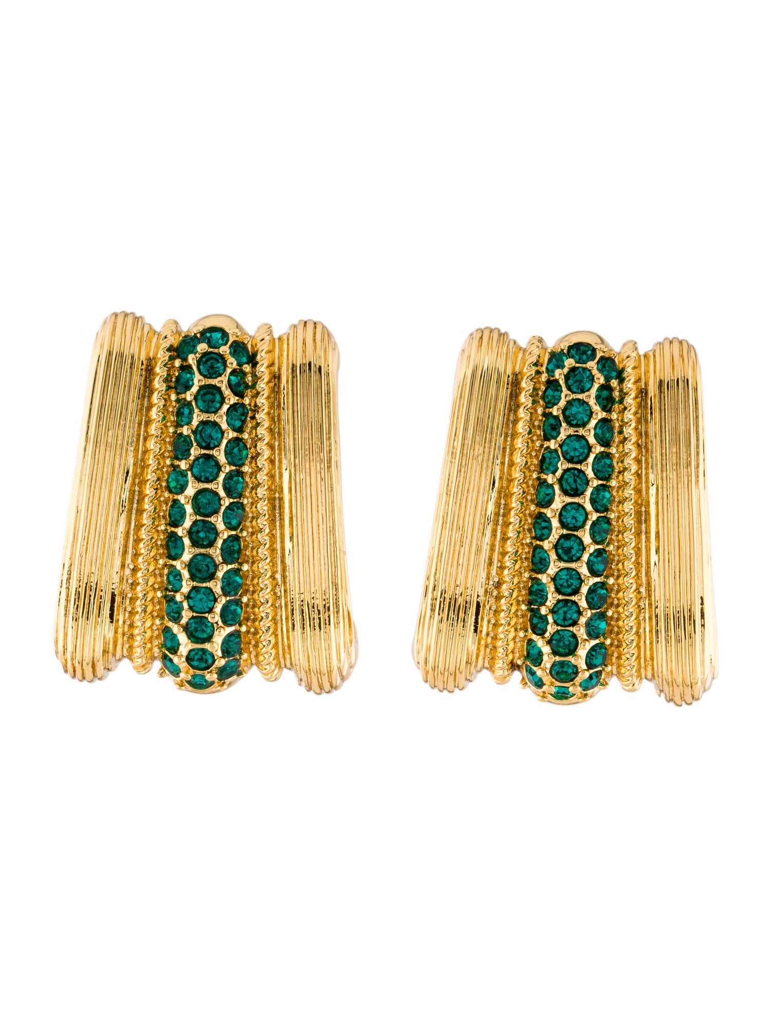 Kenneth Jay Lane Crystal Clip-On Earrings