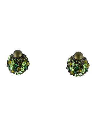 Kenneth Jay Lane Crystal Clip-On Earrings