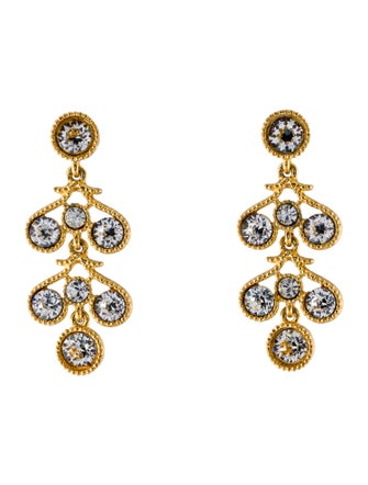 Kenneth Jay Lane Crystal Drop Earrings