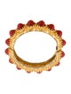 Kenneth Jay Lane Resin Cabochon Bangle Bracelet