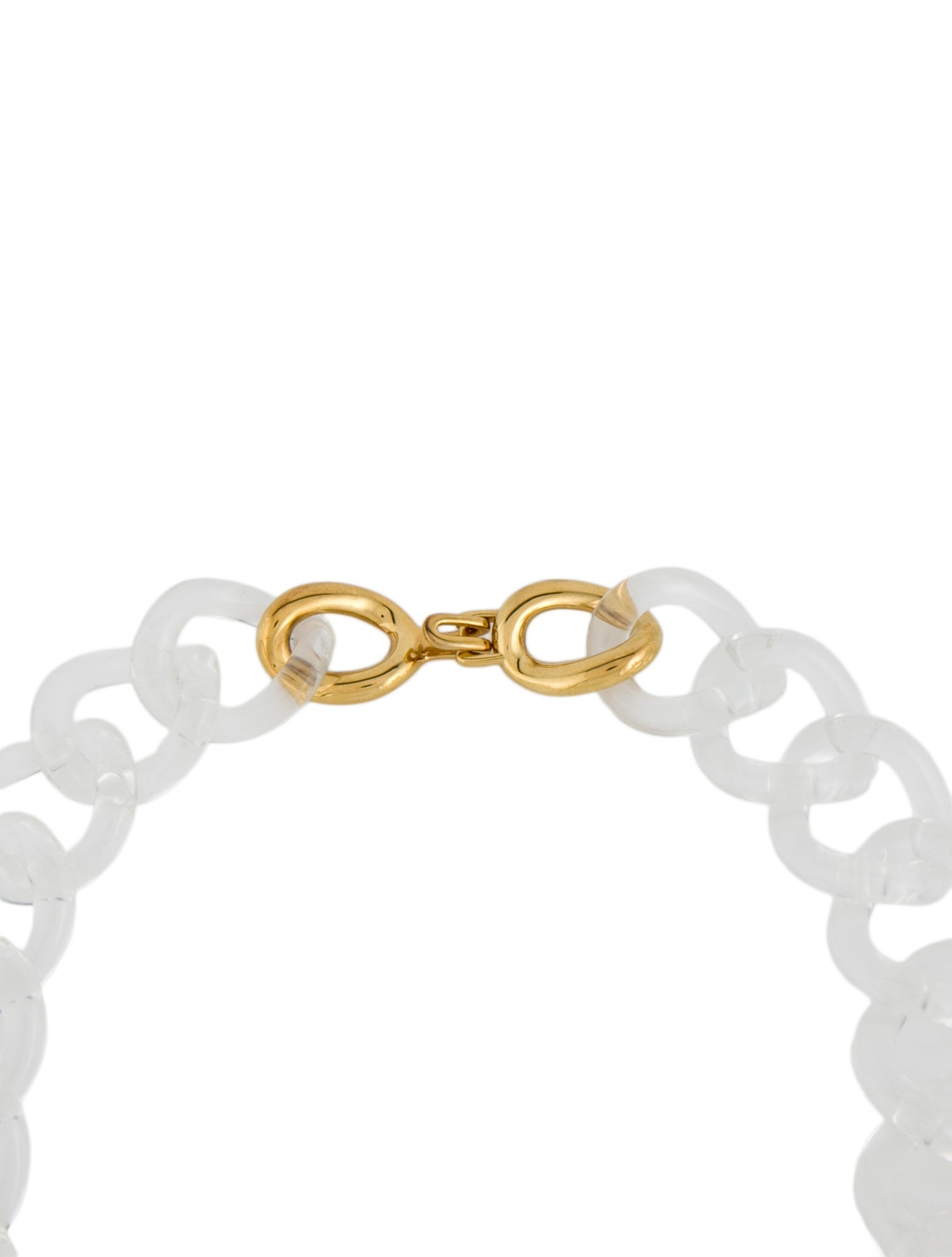 Kenneth Jay Lane Resin Link Necklace