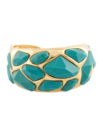Kenneth Jay Lane Resin Cuff Bracelet