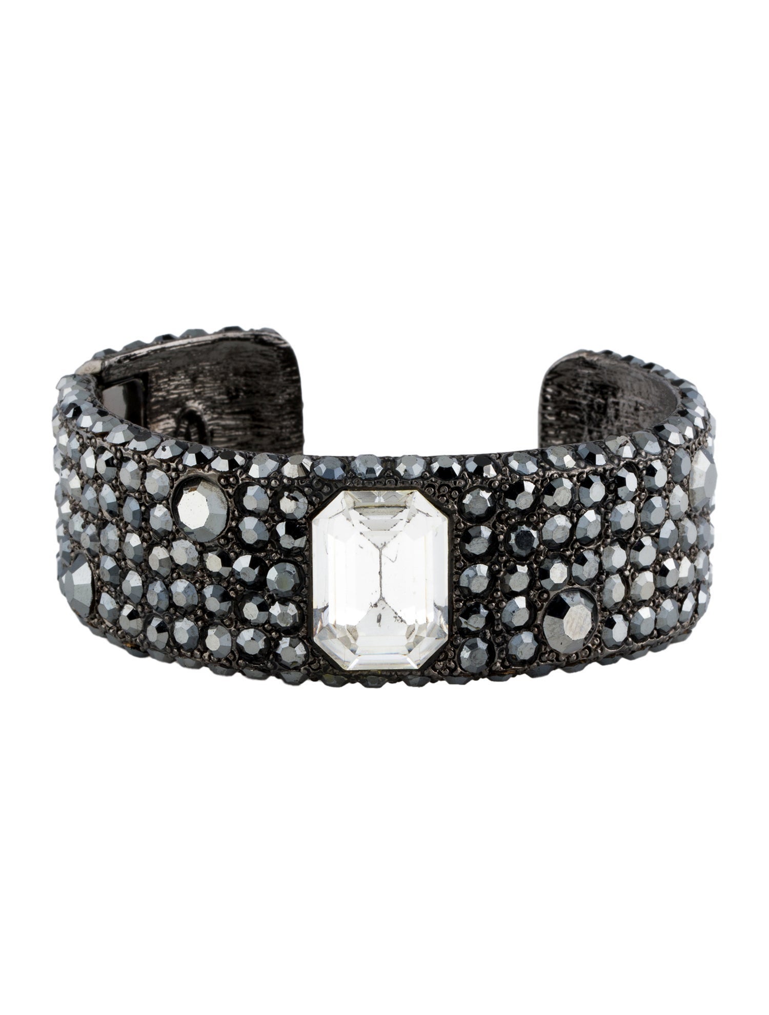 Kenneth Jay Lane Crystal Cuff Bracelet