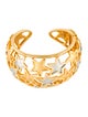 Kenneth Jay Lane Two Tone Star Cuff