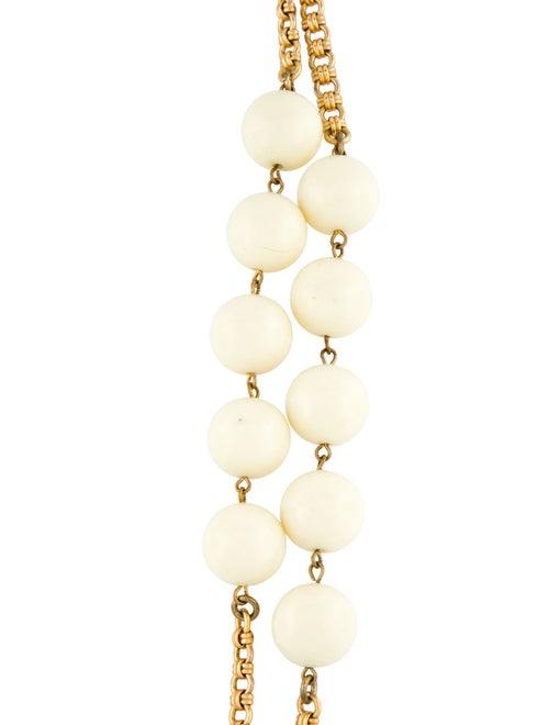 Kenneth Jay Lane Resin Beaded Extra Long Station Necklace