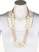 Kenneth Jay Lane Resin Beaded Extra Long Station Necklace