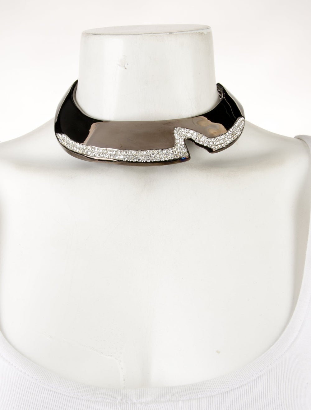 Kenneth Jay Lane Gunmetal & Crystal - image 3