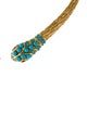 Kenneth Jay Lane Crystal Snake Spring Collar Necklace