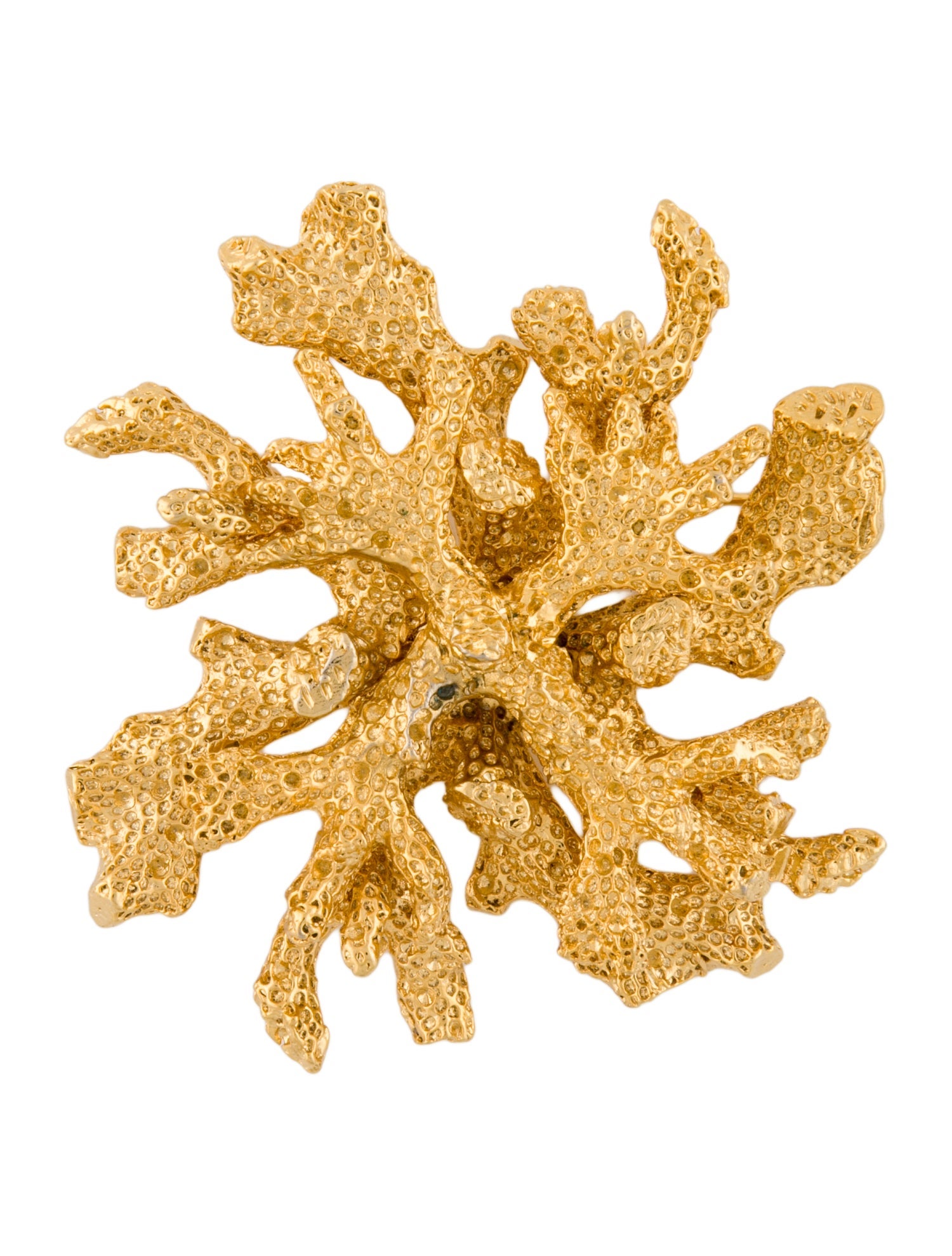 Kenneth Jay Lane Coral Cluster Brooch
