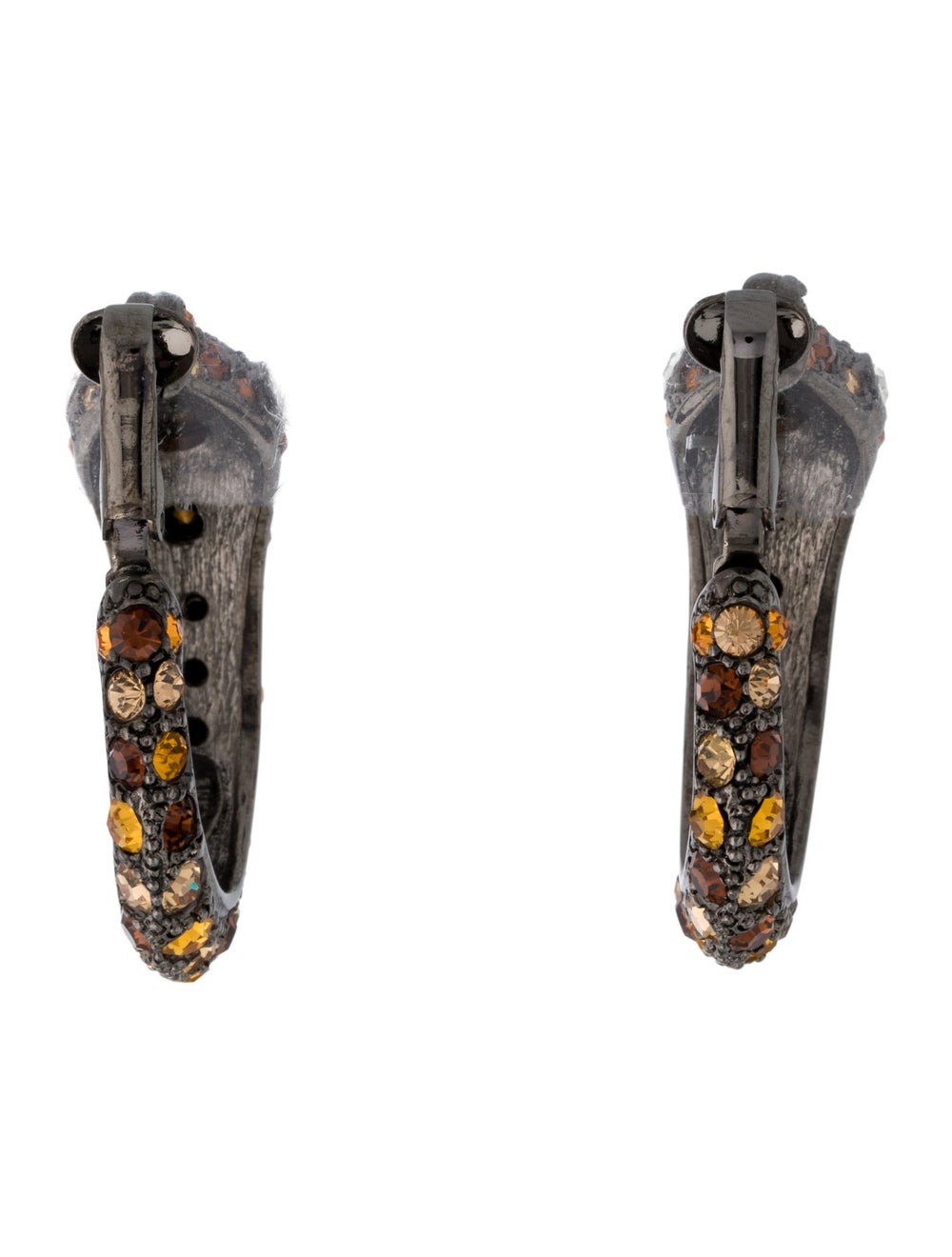 Kenneth Jay Lane Gunmetal & Crystal - image 2