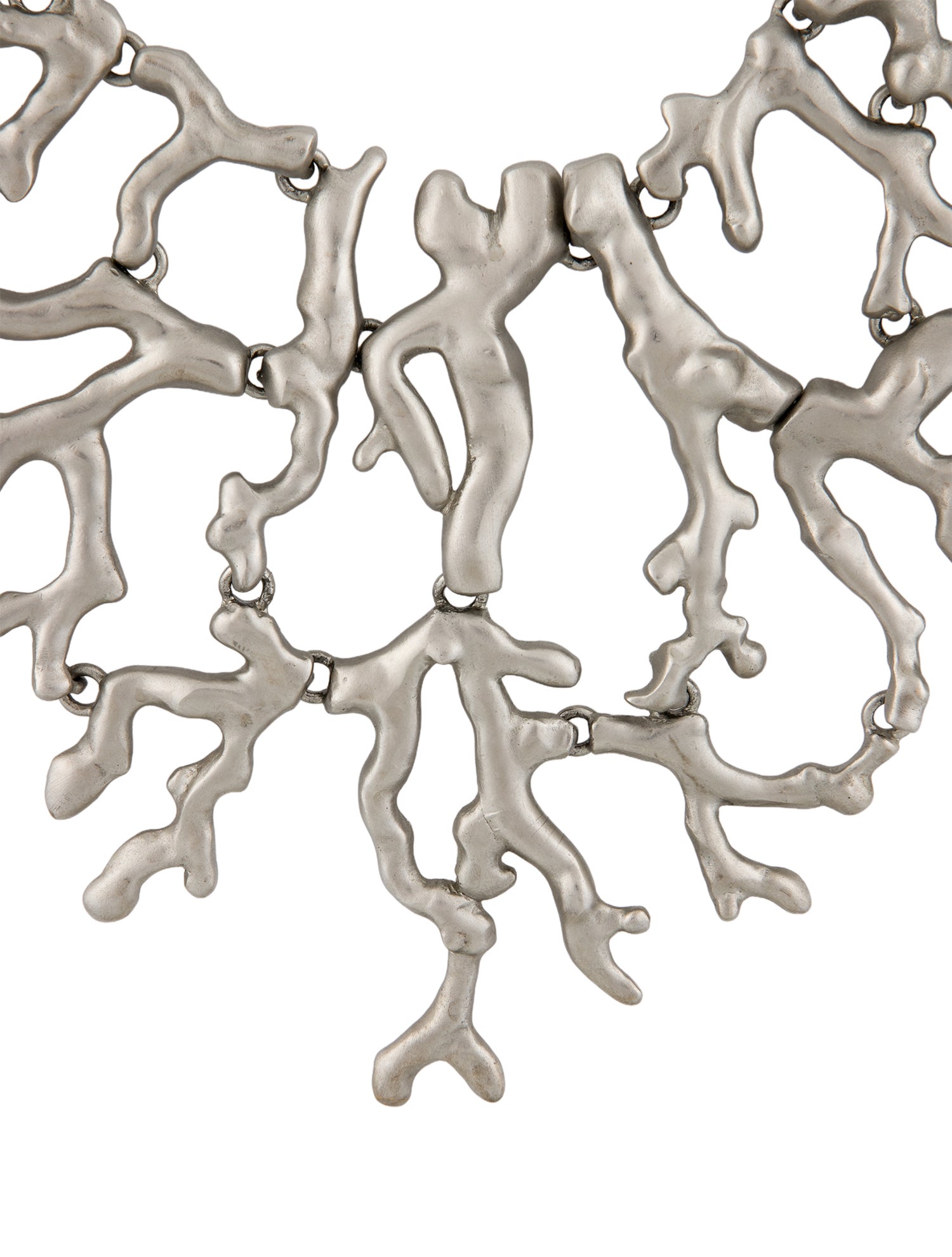 Kenneth Jay Lane Coral Branch Collar Necklace