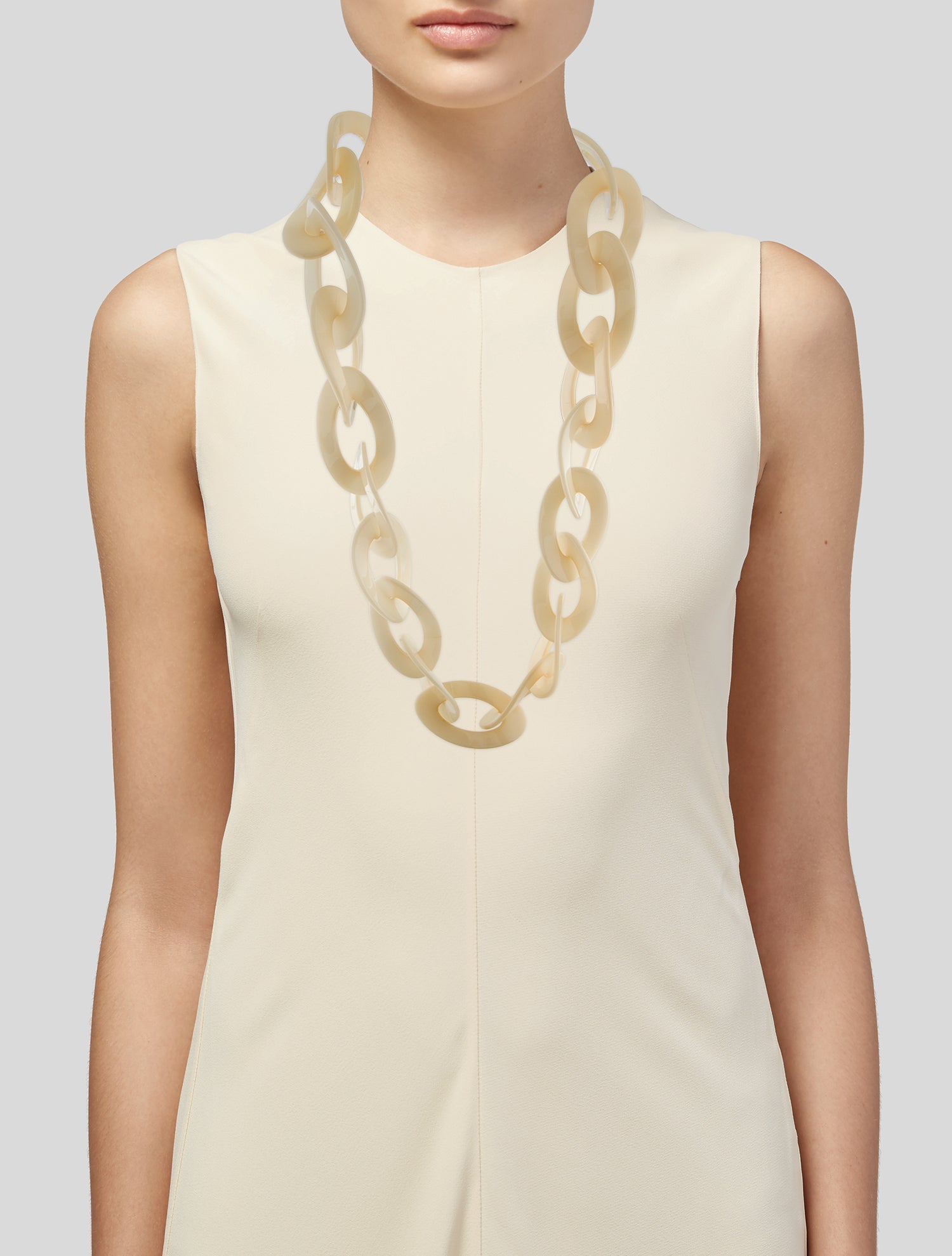 Kenneth Jay Lane Resin Link Collar Necklace
