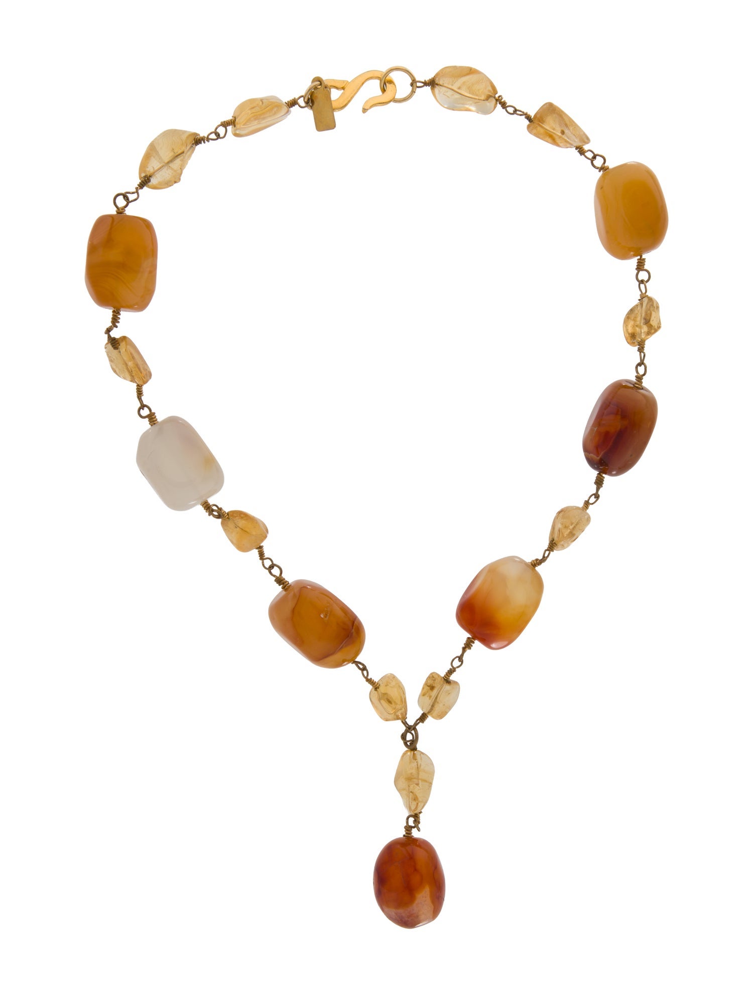 Kenneth Jay Lane Beaded Lavalier Necklace